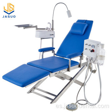 Unidad de silla dental portátil móvil plegable